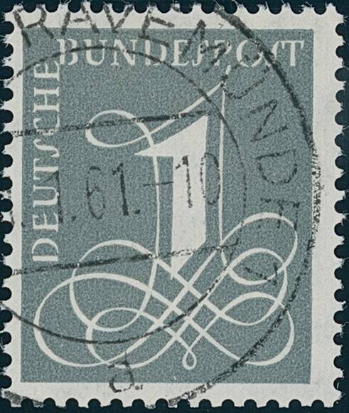 BRD 1958, MiNr. 285 X