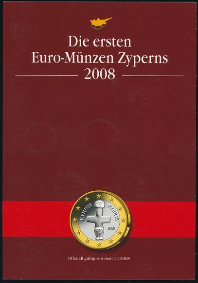 ZYPERN 2008 Euro-Kursmünzensatz