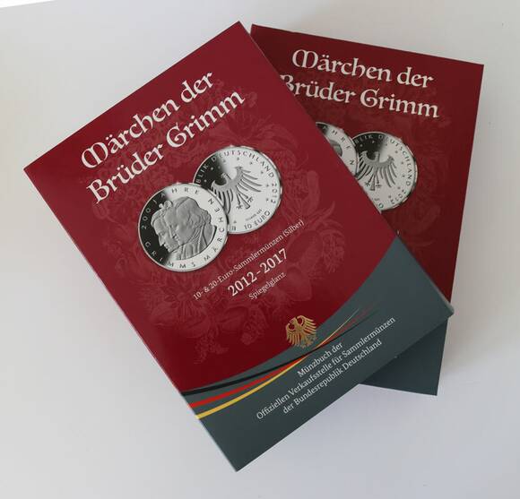 MÜNZBUCH 2012-2017 Märchen der Gebrüder Grimm 10 und 20 Euro