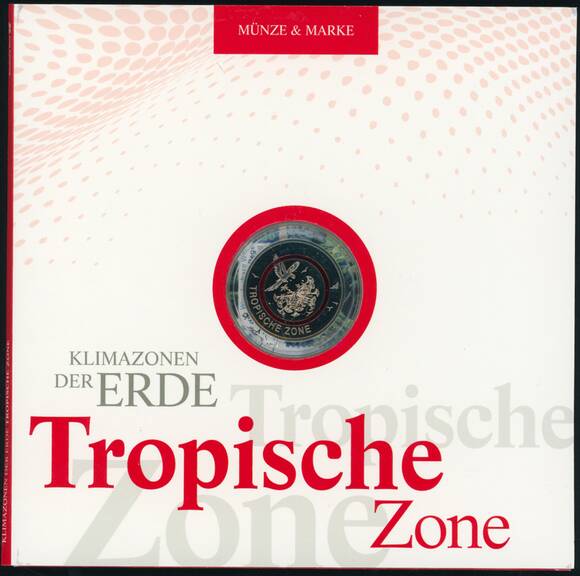 BRD 5 Euro Polymer Tropische Zone 2017 D Polierte Platte