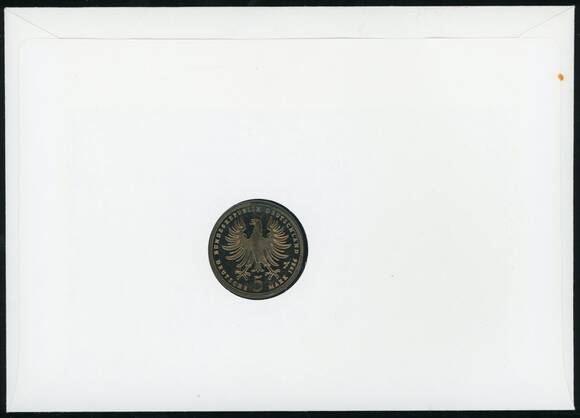 BRD/DDR 1986/1990 Numisbrief Friedrich der Große