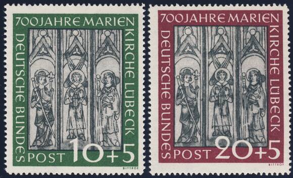 BRD 1951 MiNr. 139-140