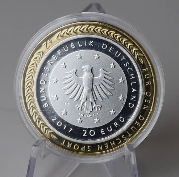 BRD 20 Euro 2017 50 Jahre Deutsche Sporthilfe