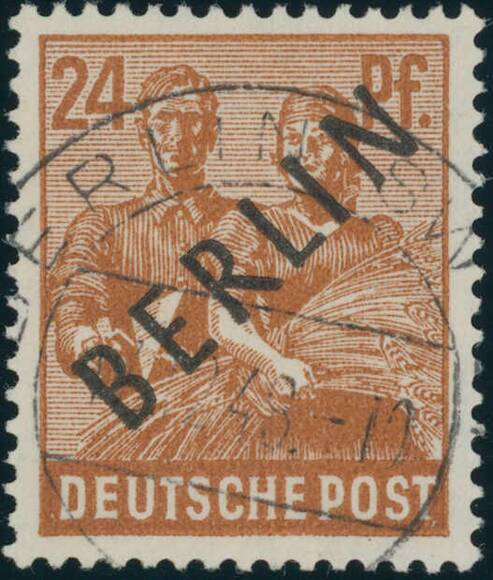 BERLIN 1948 MiNr. 9 PF I sehr guter Plattenfehler