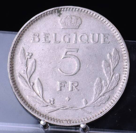 BELGIEN 5 Francs 1936 Belgique