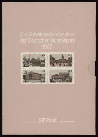 BRD 1987 Jahreszusammenstellung Jahrbuch