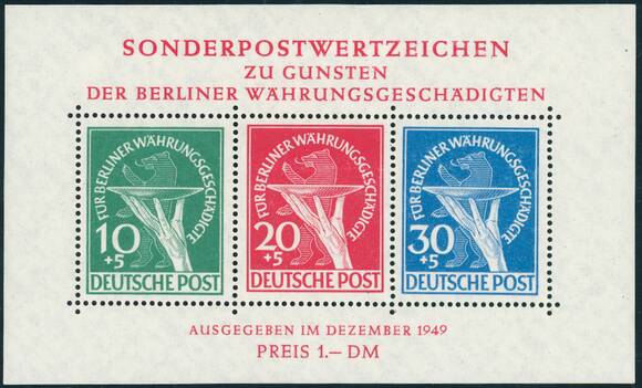 BERLIN 1949 Block 1 I