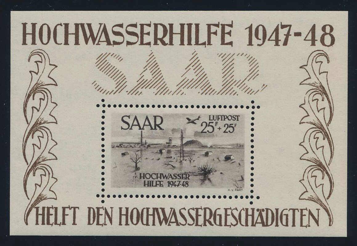 SAARLAND 1948 Block 2