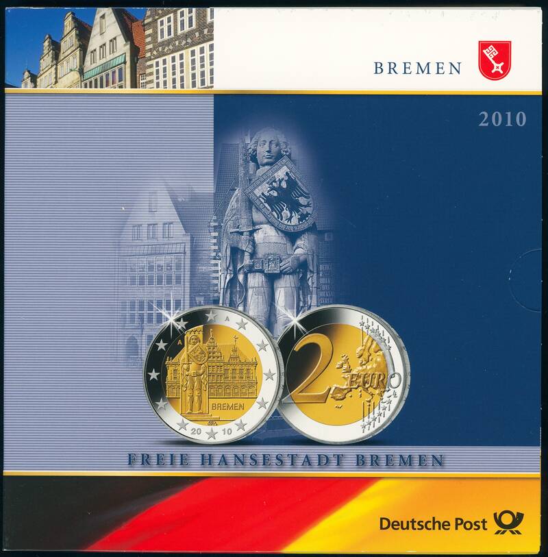 BRD 2010 Serie Bundesländer Bremen 2 Euro