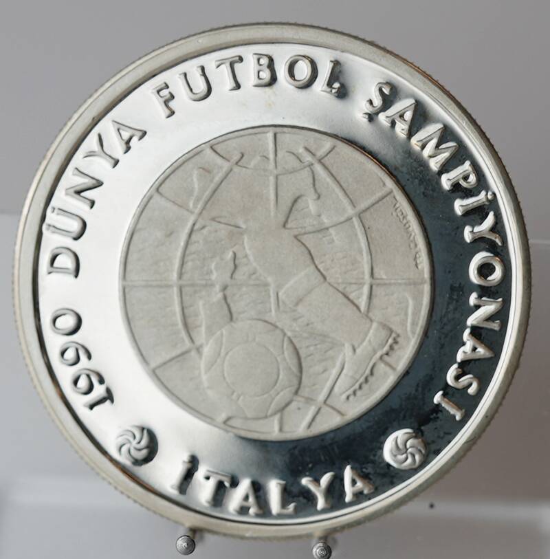 TÜRKEI 20.000 Lira 1990 Fußball-WM 1990 in Italien