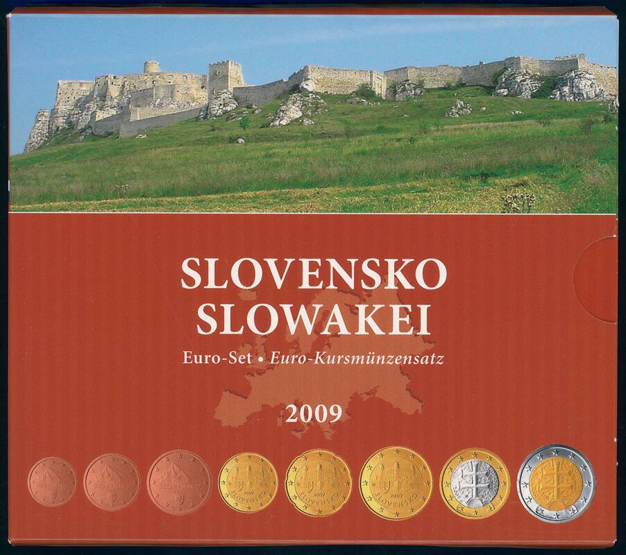 SLOWAKEI 2009 Euro-Kursmünzensatz