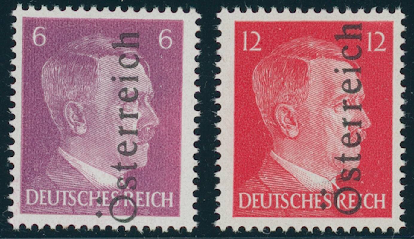 LOKALAUSGABE LEIBNIZ MiNr. 5 und 8 Aufdruck Type IIb