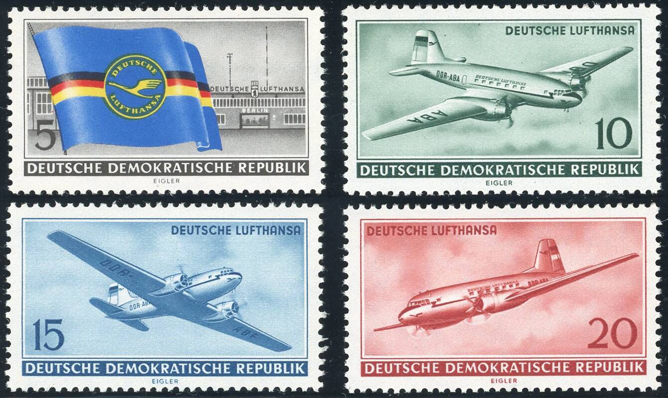 DDR 1956 MiNr. 512-515