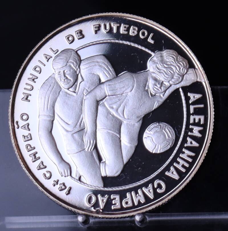 SAO TOME E PRINCIPE 1000 Dobras 1990 Fußball-WM 1990 in Italien