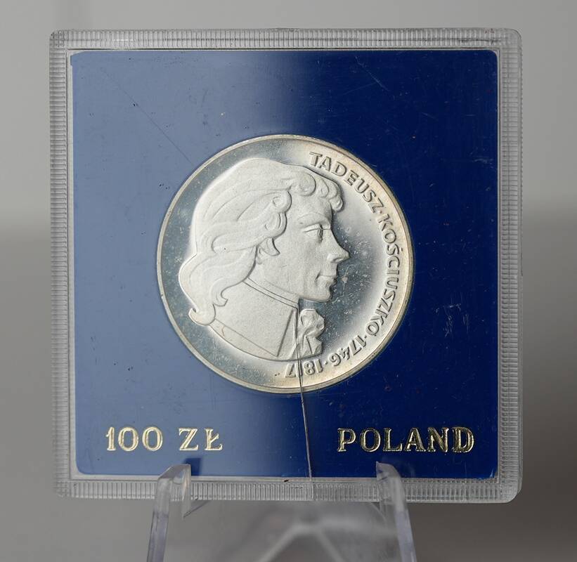 POLEN 100 Zloty Silber 1976 Tadeusz Kosciuszko