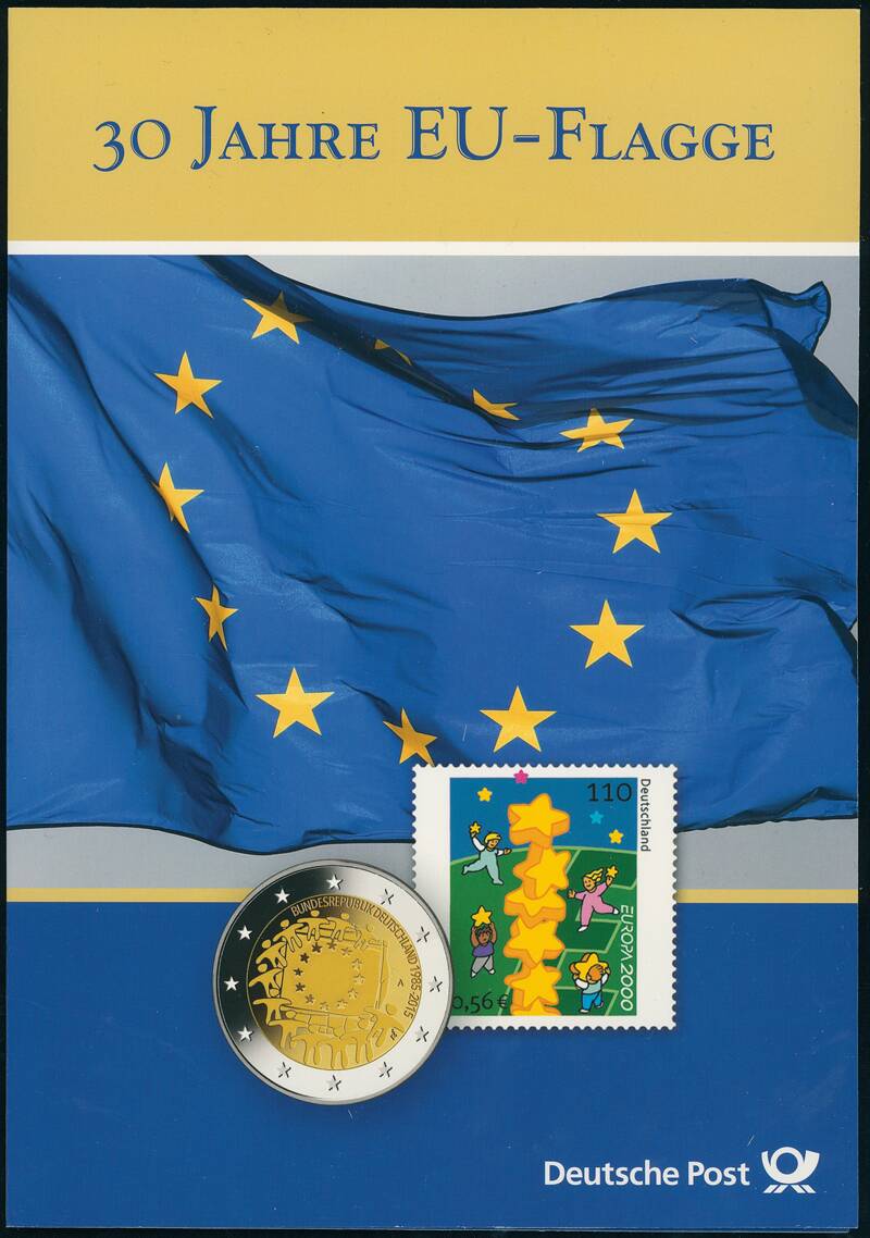 BRD 2015 30 Jahre EU-Flagge 5 x 2 Euro