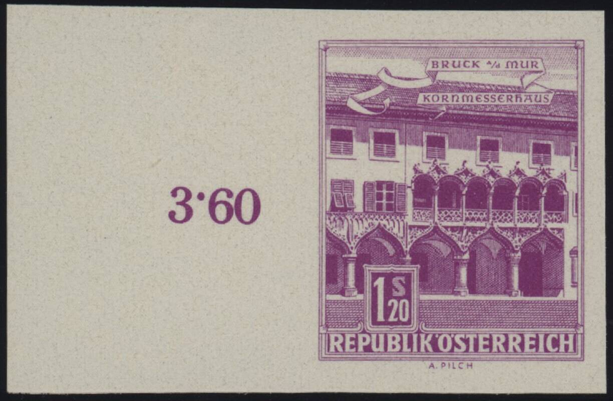 ÖSTERREICH 1962 MiNr. 1116 U ungezähnt