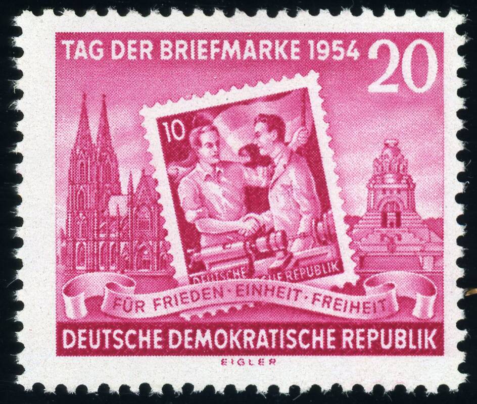 DDR 1954 MiNr. 445 A