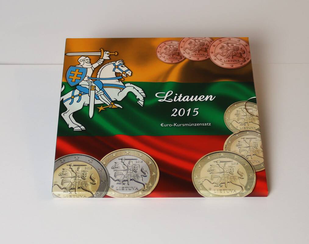 LITAUEN 2015 Euro-Kursmünzsatz