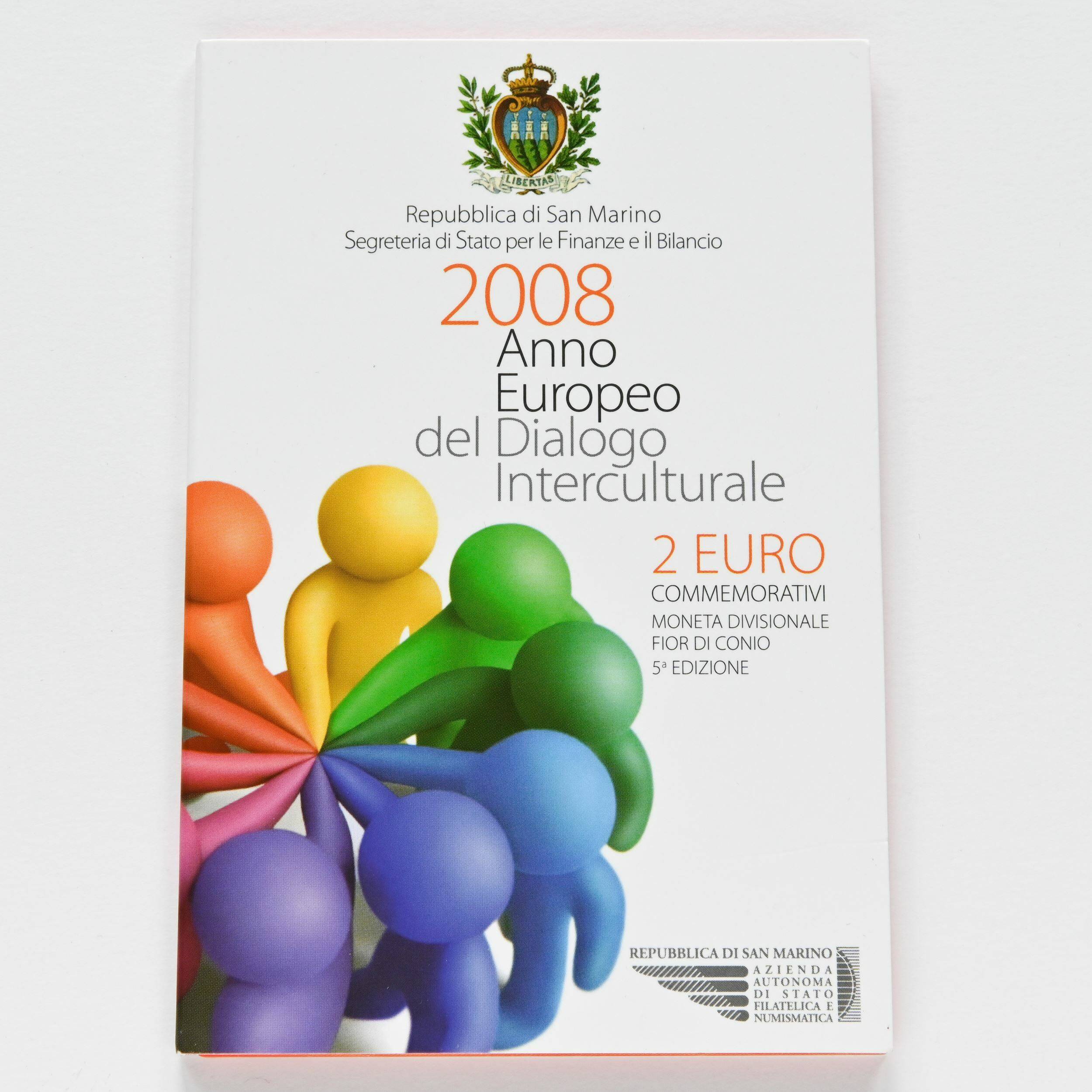 SAN MARINO 2 Euro 2008 Interkultureller Dialog