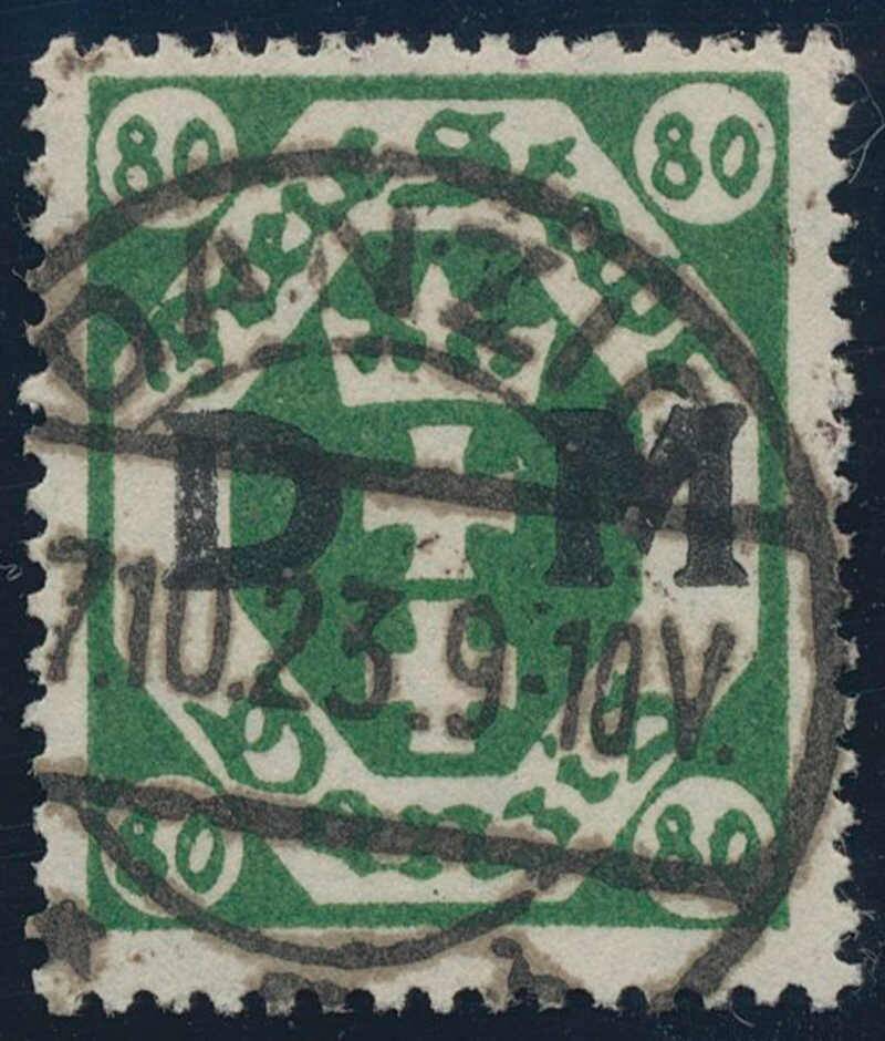 DANZIG DIENST 1922 MiNr. D 16