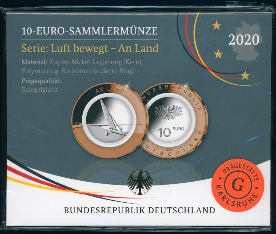 BRD 10 Euro An Land 2020 G