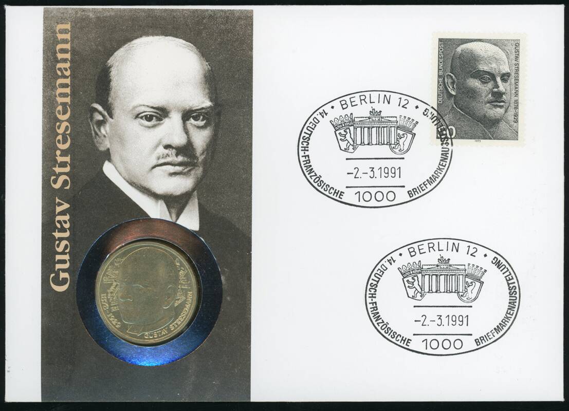 BRD 1978/1991 Nummisbrief "Gustav Stresemann"