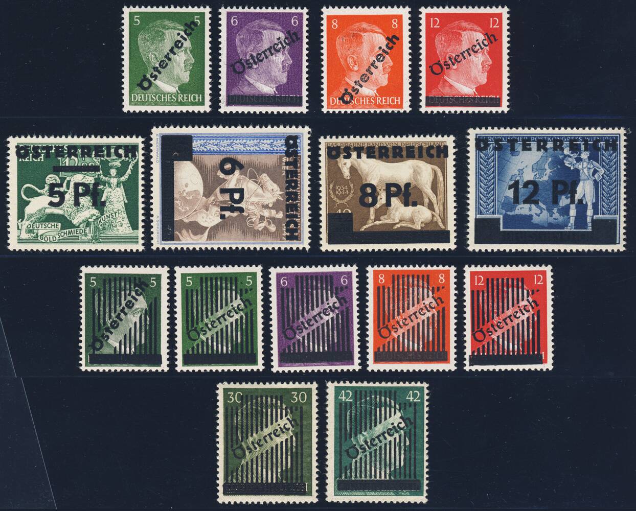 ÖSTERREICH 1945, MiNr. 660-673