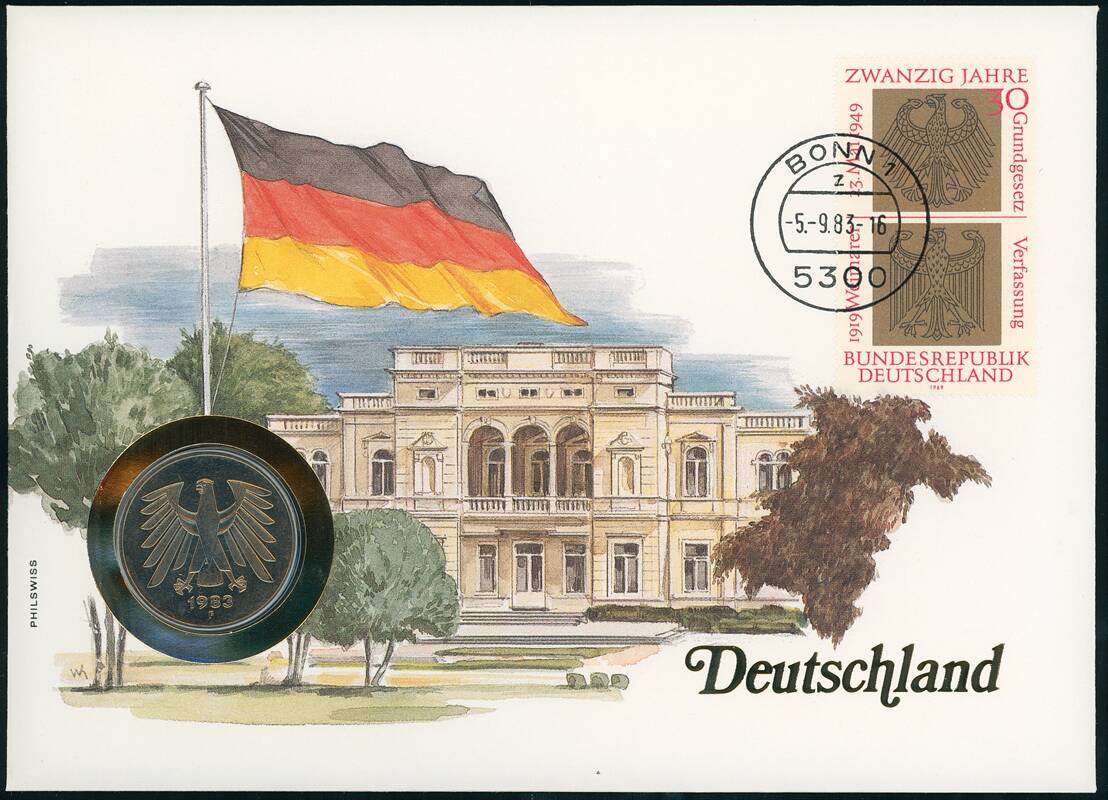 BRD 1983/1983 Numisbrief Deutschland