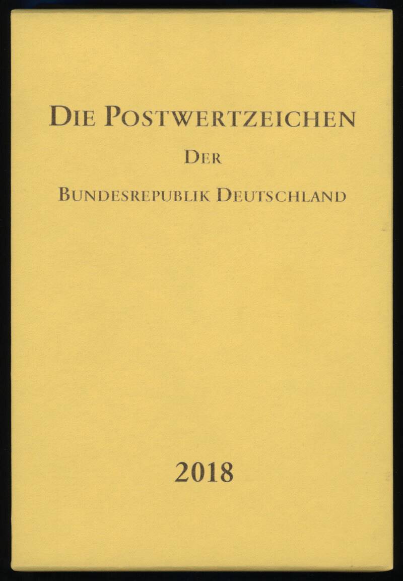 BRD 2018 Jahreszusammenstellung Jahrbuch