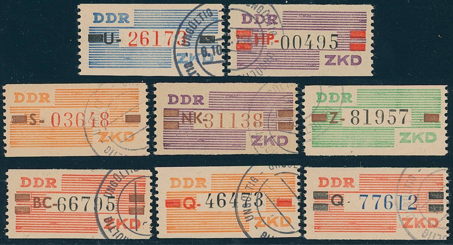 DDR-Dienst MiNr. B III-X