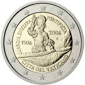 VATIKAN 2 Euro 2006 Schweizer Garde