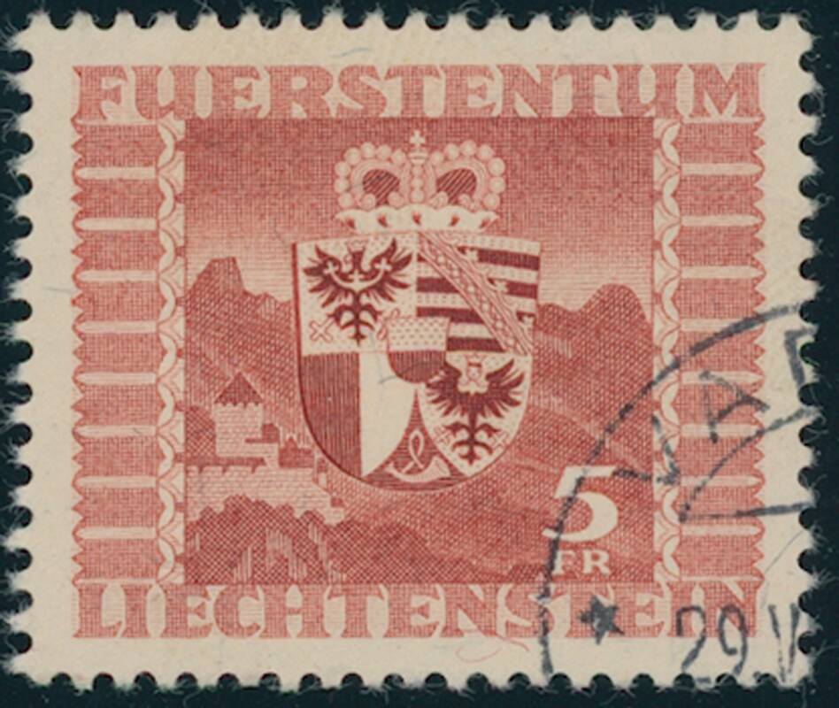 LIECHTENSTEIN 1947 MiNr. 252