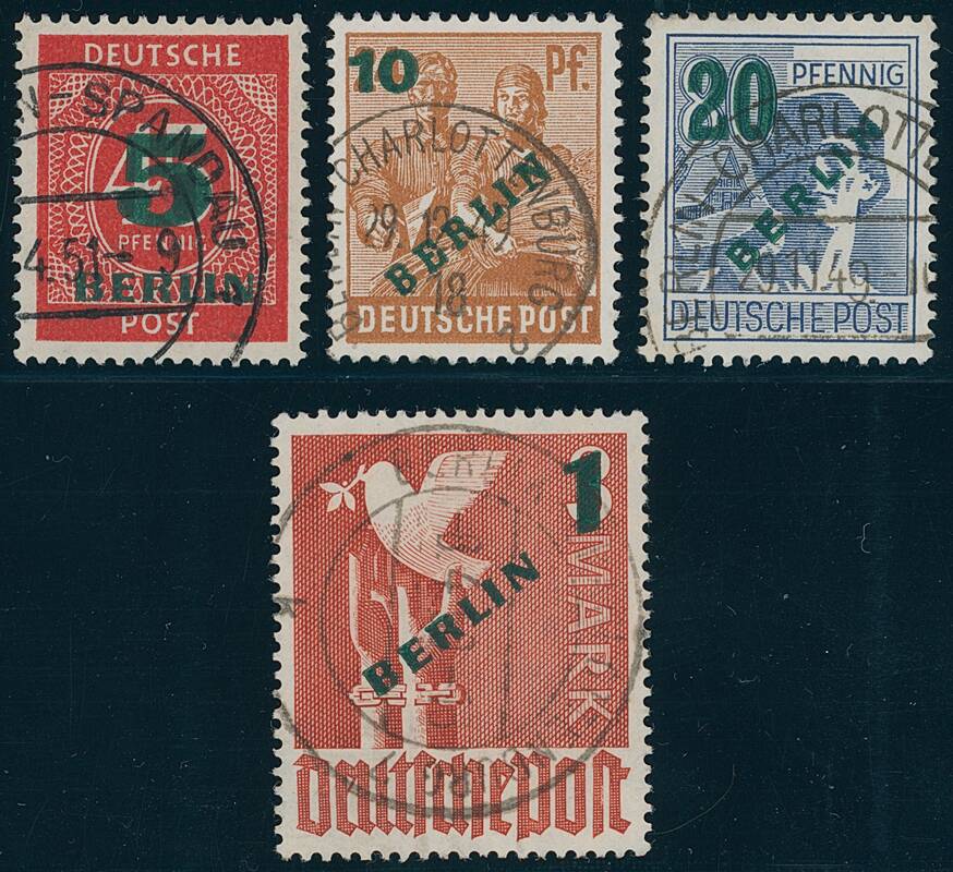 BERLIN 1949 MiNr. 64-67