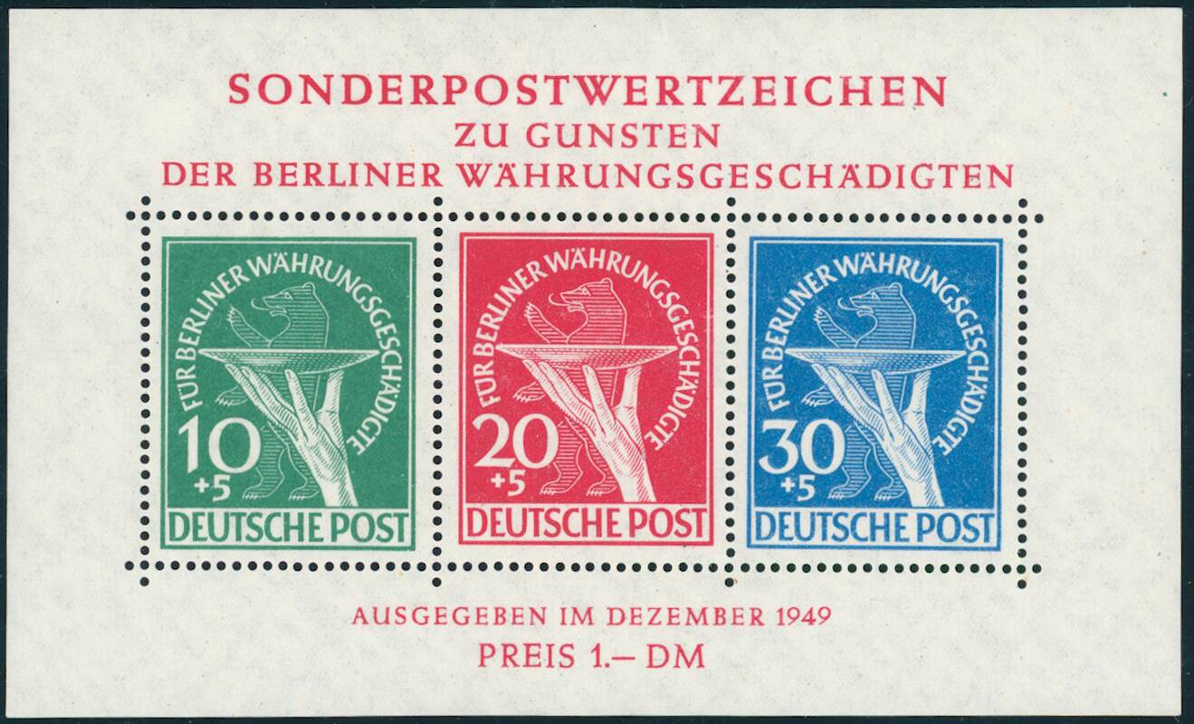 BERLIN 1949 Block 1 I