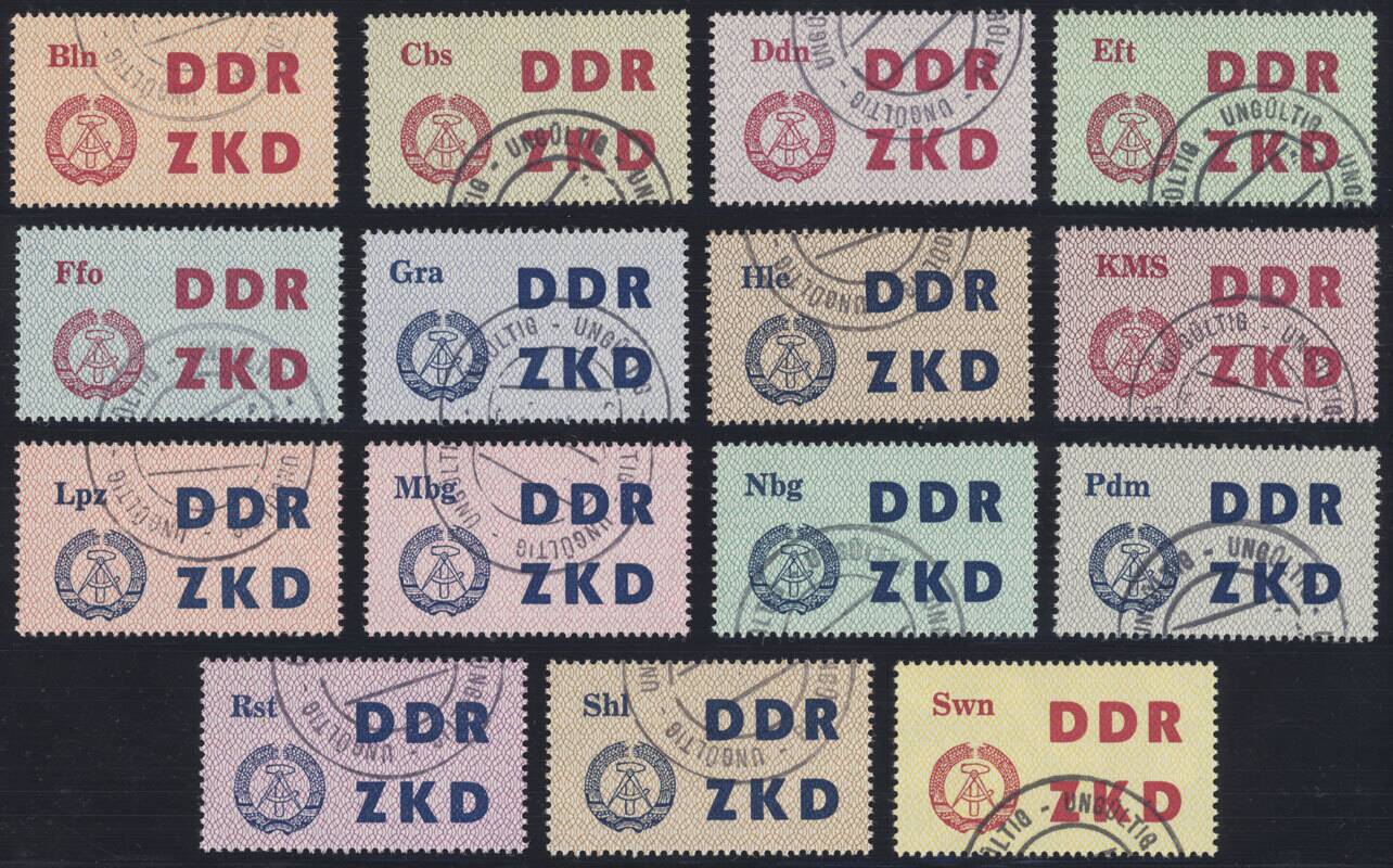 DDR-Dienst MiNr. C 1-15