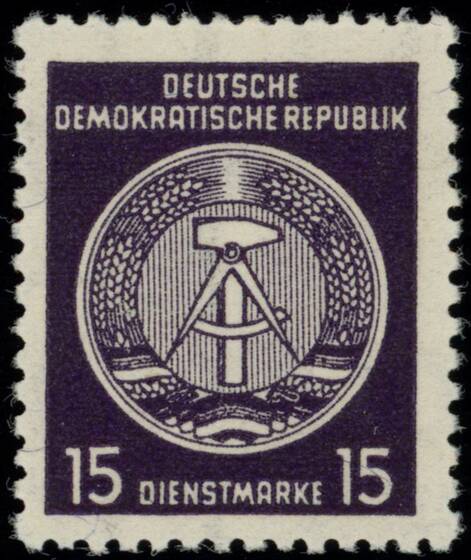 DDR-Dienst, MiNr. A 31 y II XII
