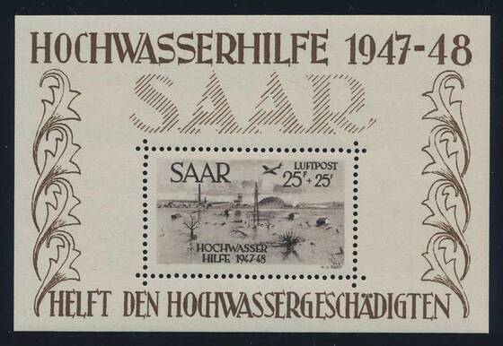 SAARLAND 1948 Block 2