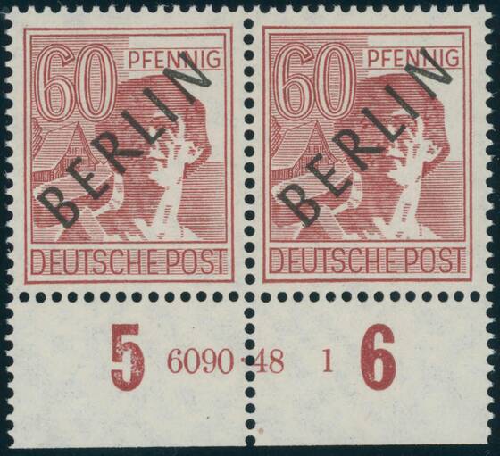 BERLIN 1948 MiNr. 14 Hausauftragsnummer