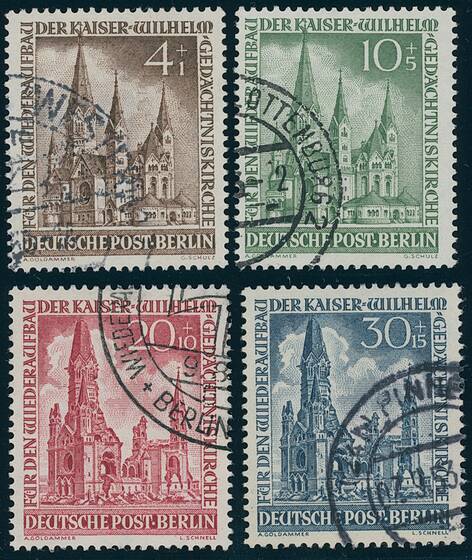 BERLIN 1953 MiNr. 106-109