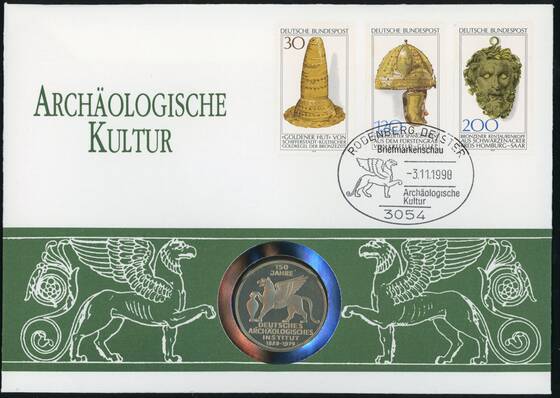 BRD 1979/1990 Numisbrief Archäologische Kultur