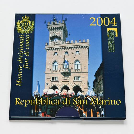 SAN MARINO offizieller Euro-Kursmünzensatz KMS 2004