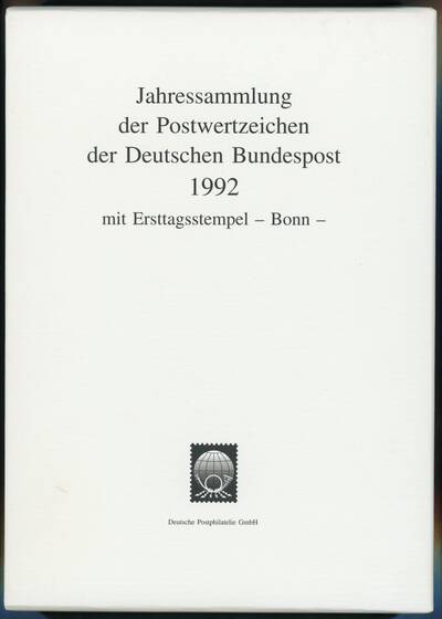 BRD 1992 Vorläufer Jahressammlung der Deutschen Bundespost