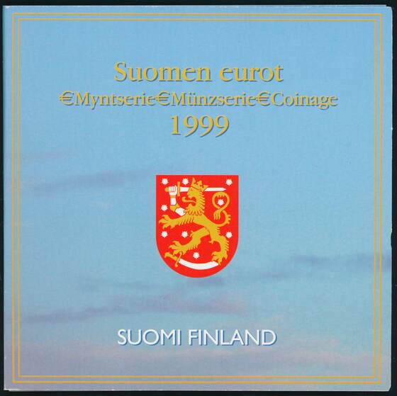 FINNLAND 1999 offizieller Kursmünzensatz
