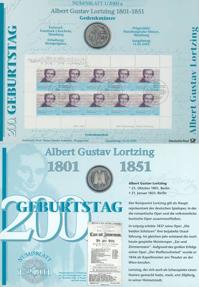 NUMISBLATT 1/2001 Deutsche Post