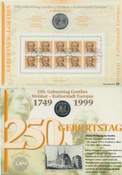 NUMISBLATT 3/1999 Deutsche Post