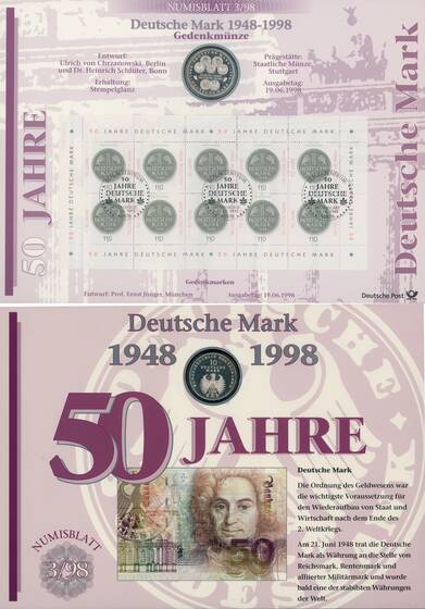 NUMISBLATT 3/1998 Deutsche Post