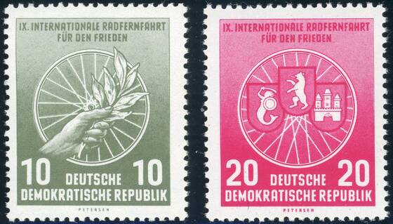 DDR 1956 MiNr. 521-522