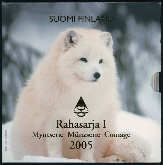 FINNLAND 2005 offizieller Kursmünzensatz Bedrohte Tierarten