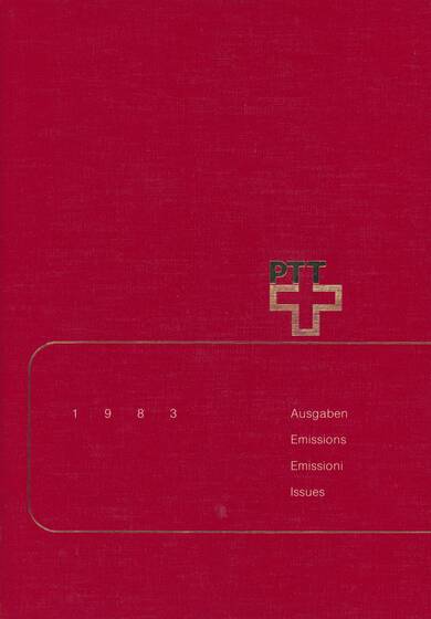 SCHWEIZ 1983 Jahrbuch der PTT